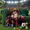 Michael Crowned Legacy Throws Blanket Flannel Blankets Plush for Couch Bed Gifts for Men Women Travel picnic blanket Christmas fan gifts