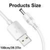 Superior 1M Charging Cable USB To DC5.5x2.1mm Construction, Precisions Power Delivery for Electronics