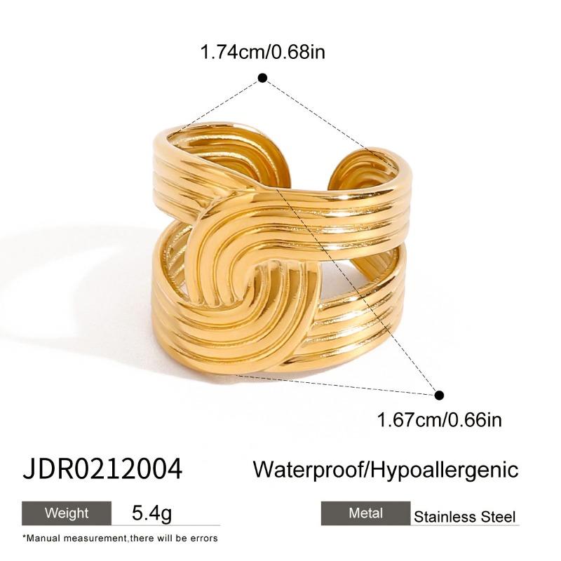 Ring Titanium Steel Jewelry of Luxurious and High-end Style Finger Ring Stainless Steel Accessory