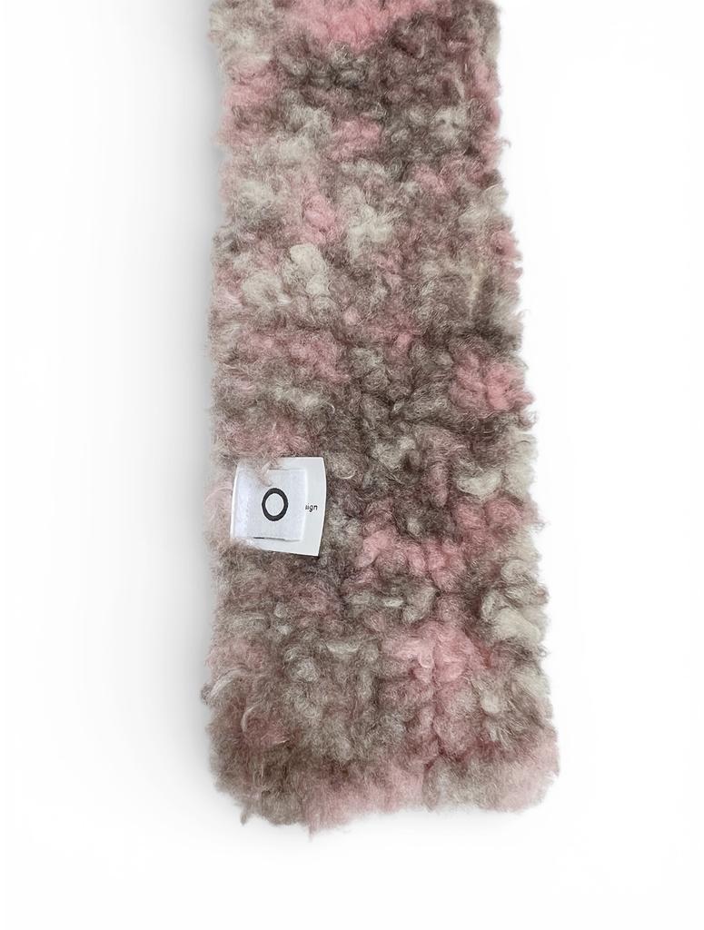 Nouteu O Logo Boa Scarf / Pink Multi