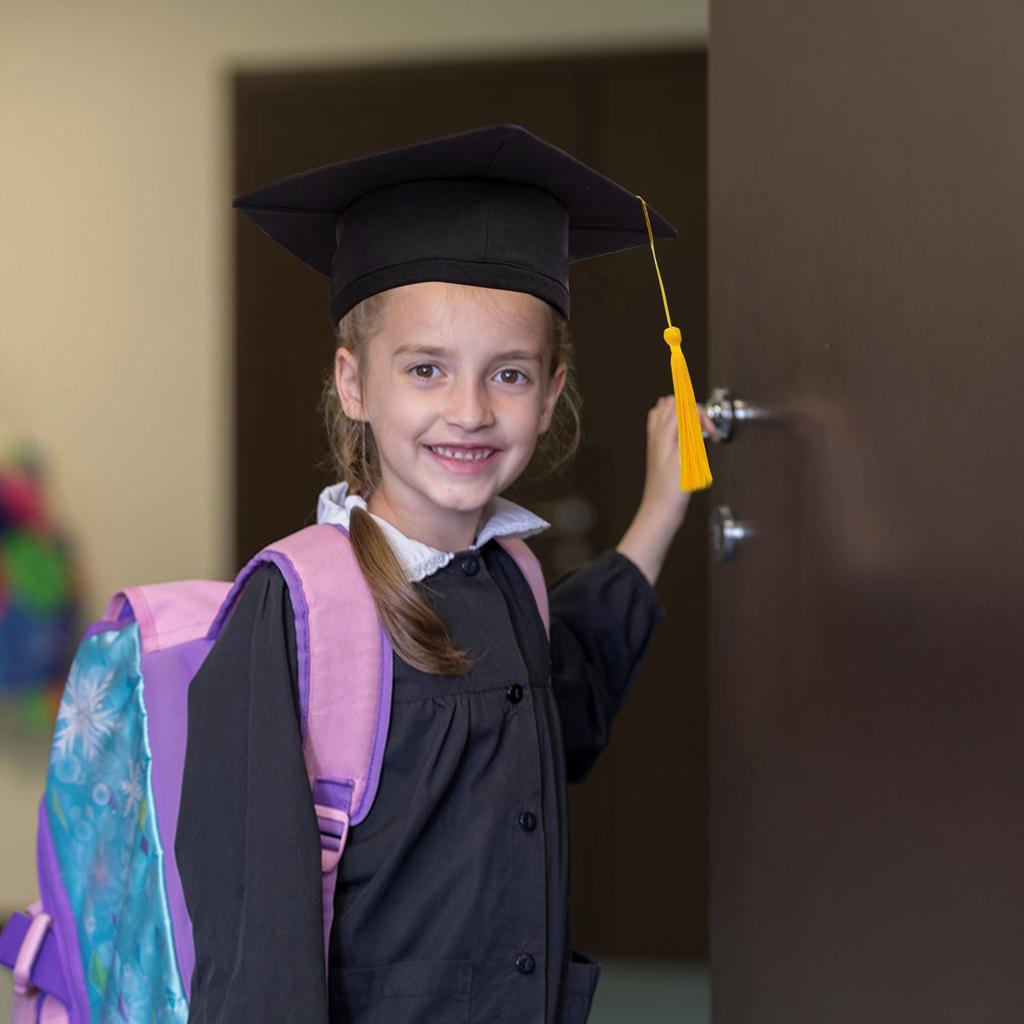Neutral Adult Child Graduation Cap With Tassel High School