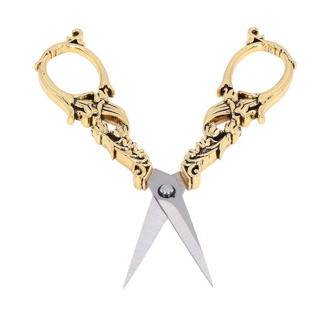 Embroidery Scissors Hardening Treatment Retro Style Professional Reliable Handicraft Tools for