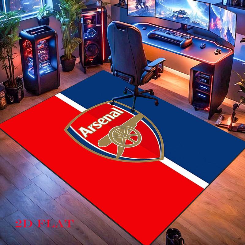 The Gunners Logo Carpet Rug for Living Room Bedroom Home Sofa Decoration,Kids Play Nonslip Floor Mat