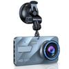 Screen Dual Lens HD 1080P Dash Cam Front&Rear Built-in GPS 170° Wide Angle DVR with G-sensor/Night Vision/Motion Detection/Loop