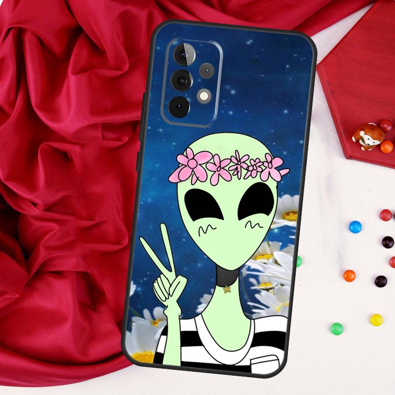 

Эстетичный инопланетянин Для Samsung Galaxy A56 A36 A26 A16 A05 A06 A22 A32 A52 A54 A34 A14 A55 A15 A53 A33 A35 Чехол Samsung A32 5G