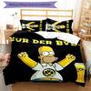 3pcs Borussia Dortmund Pattern Bedding Set Duvet Cover Set Includes Duvet Cover &pillowcases,perfect All Season Bedroom Decoration&gift