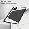 Coque + Verre Trempé pour Xiaomi Pad 8 /8 Pro/7/7 Pro/9, Etui Rotation Angle avec Porte Stylet - Noir