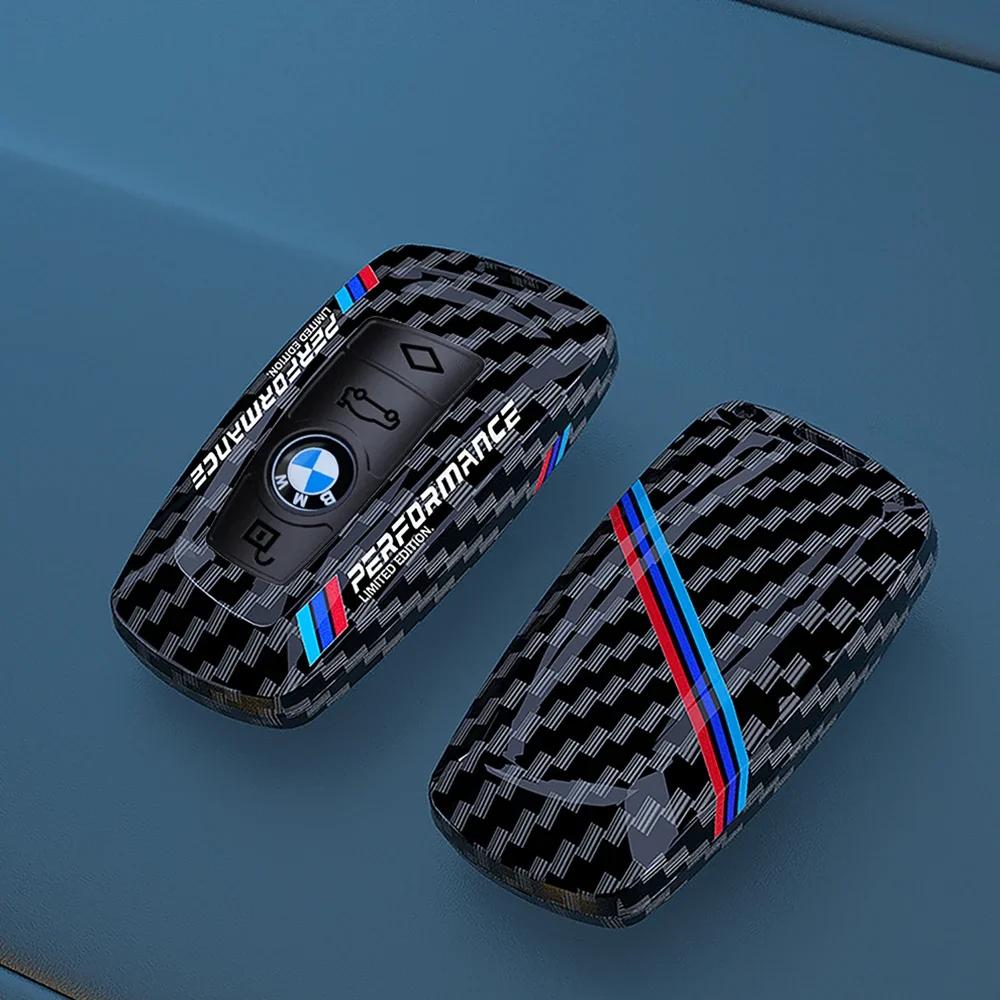 2025 Carbon Fibre Car Key Case Fob Cover For BMW 1 2 3 4 5 6 7 Series X1 X3 X4 X5 X6 F36 F25 F26 F30 F34 F10 F07 F20 Z10 Acc