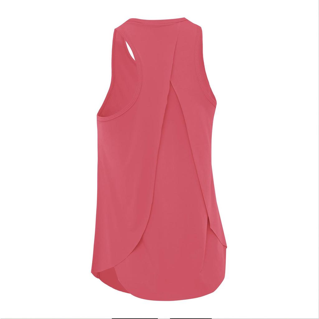 Women's Sleeveless Racerback Swallowtail Sports Vest - Fitness & Yoga Cover-up