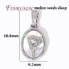 18K Real Gold Plated Brass Pendants For Jewelry Making,Shell with Rose Charms For Necklace Findings,DIY Accessories