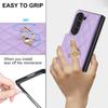Luxus Leder Ring Wallet Kartenhalter Handyhülle für Samsung Galaxy Z Fold 7 6 5 4 mit Ständer Schutzhülle