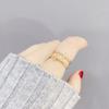 Adjustable Women's Ring Temperament Tide Ring Design Fashion Personality Commuter Style Index Finger Ring Wedding Party Jewelry Elegant Accessories
