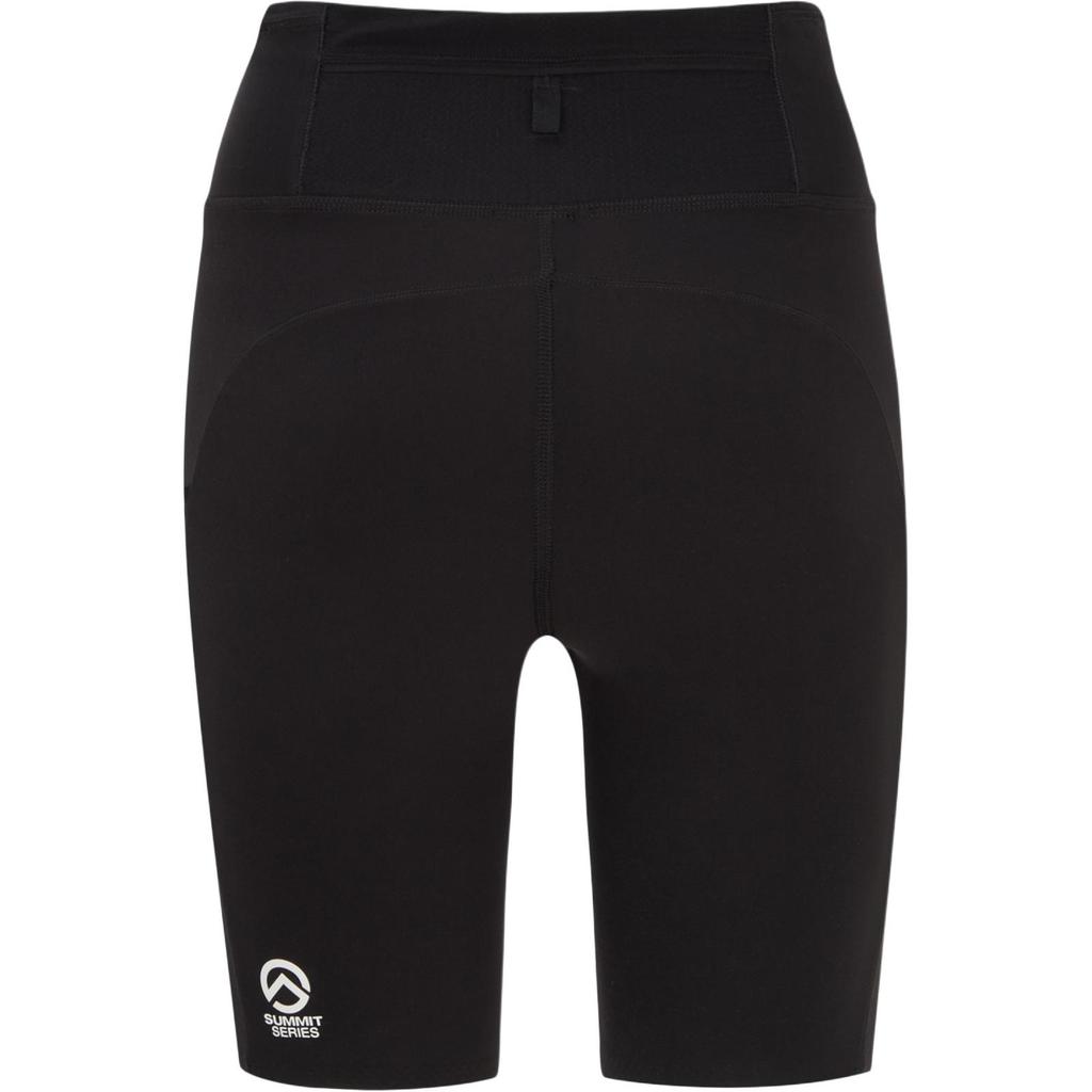 The North Face High Waist Logo Slim Fit Three-Quarter Casual Shorts Women shorts Black NF6KR40A