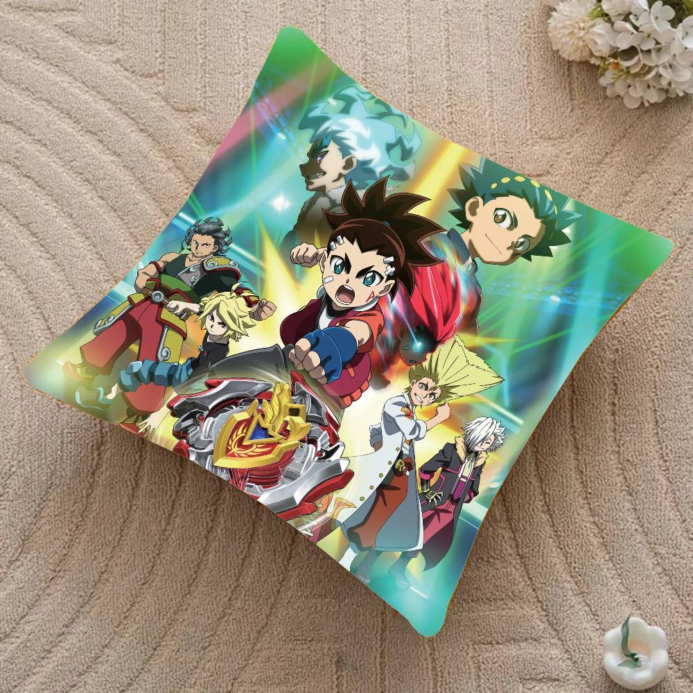 Anime B-Beyblade X Kissenbezug Heimdeko Überwurf für Sofa Bett Auto Zimmerdeko Geschenkidee