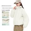 Li Ning Outdoor CF Shell Solid Color Water-Resistant Urban Outdoor Protective Jacket Women jackets Beige AFDW210-1