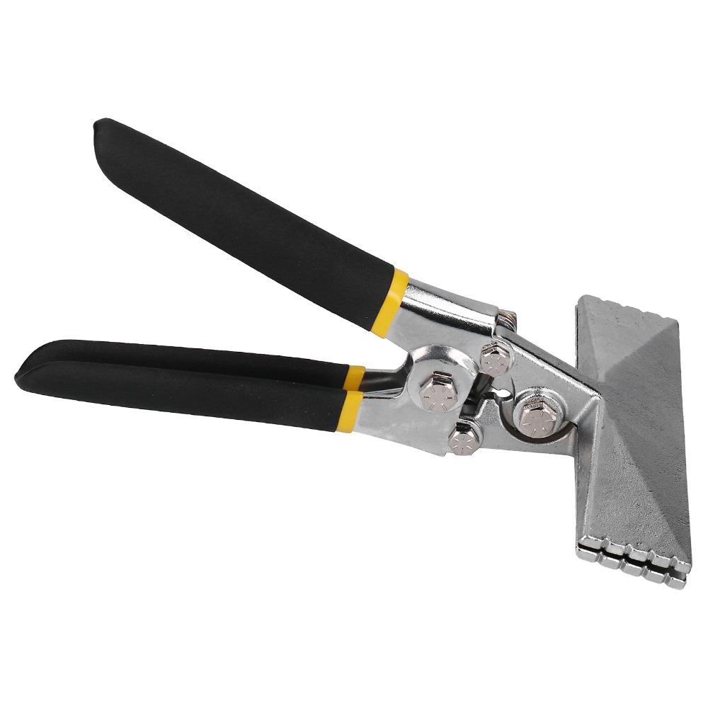 Ergonomic Handle Hand Seamer Pliers 6 Inch Offset Straight Jaw Seamer HVAC Ductwork