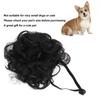 Pet Wig   Elastic Band Washable Dog Cosplay Wig for Small Medium Large Dogs Cats