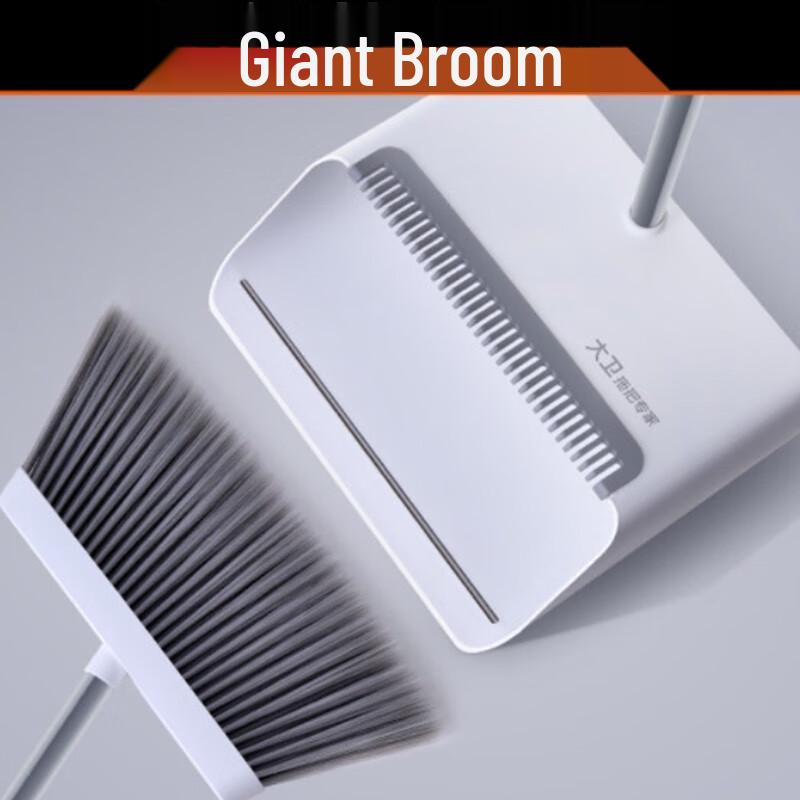David Enlarged Broom and Dustpan Set