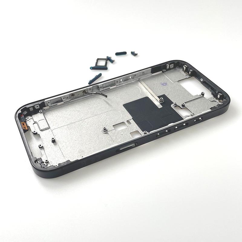 Pro iPhone 16 Pro Střední rám Rámeček Kryt Boční tlačítka Šasi Opravné náhradní díly