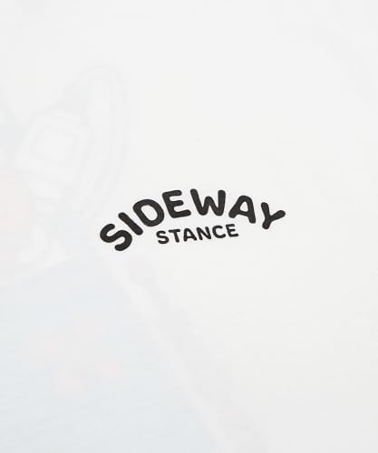 IMPROMES Casual SIDEWAYSTANCE Short Sleeve Game Print T-Shirt, Men's, Black