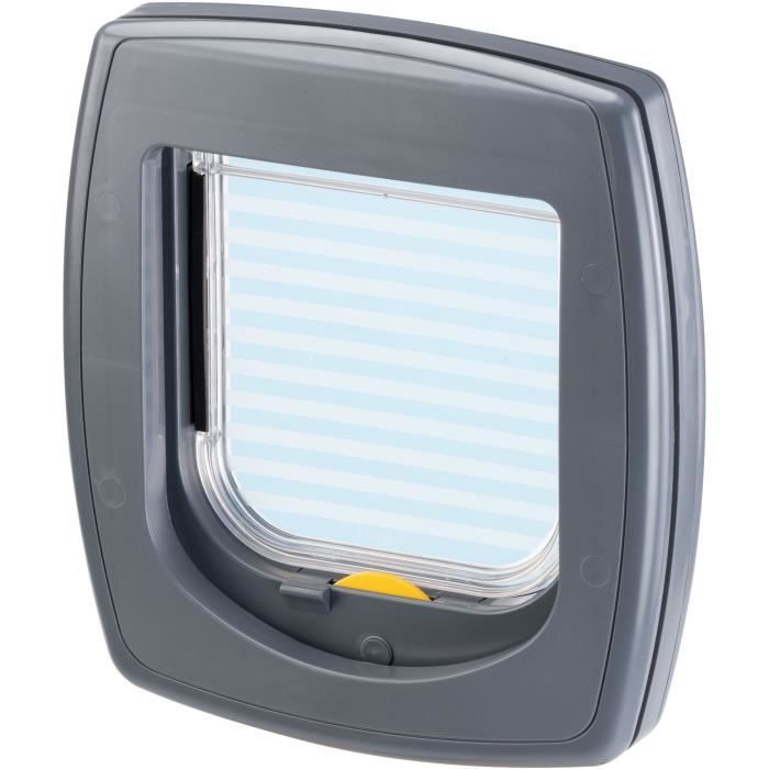 Chatière - FERPLAST - Swing 3 - 21,5 X 5 X 24 Cm - Gris