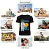 Vintage Space Adventure Astronaut Print Tee Explore Galaxy Casual Top Pure cotton T-shirt
