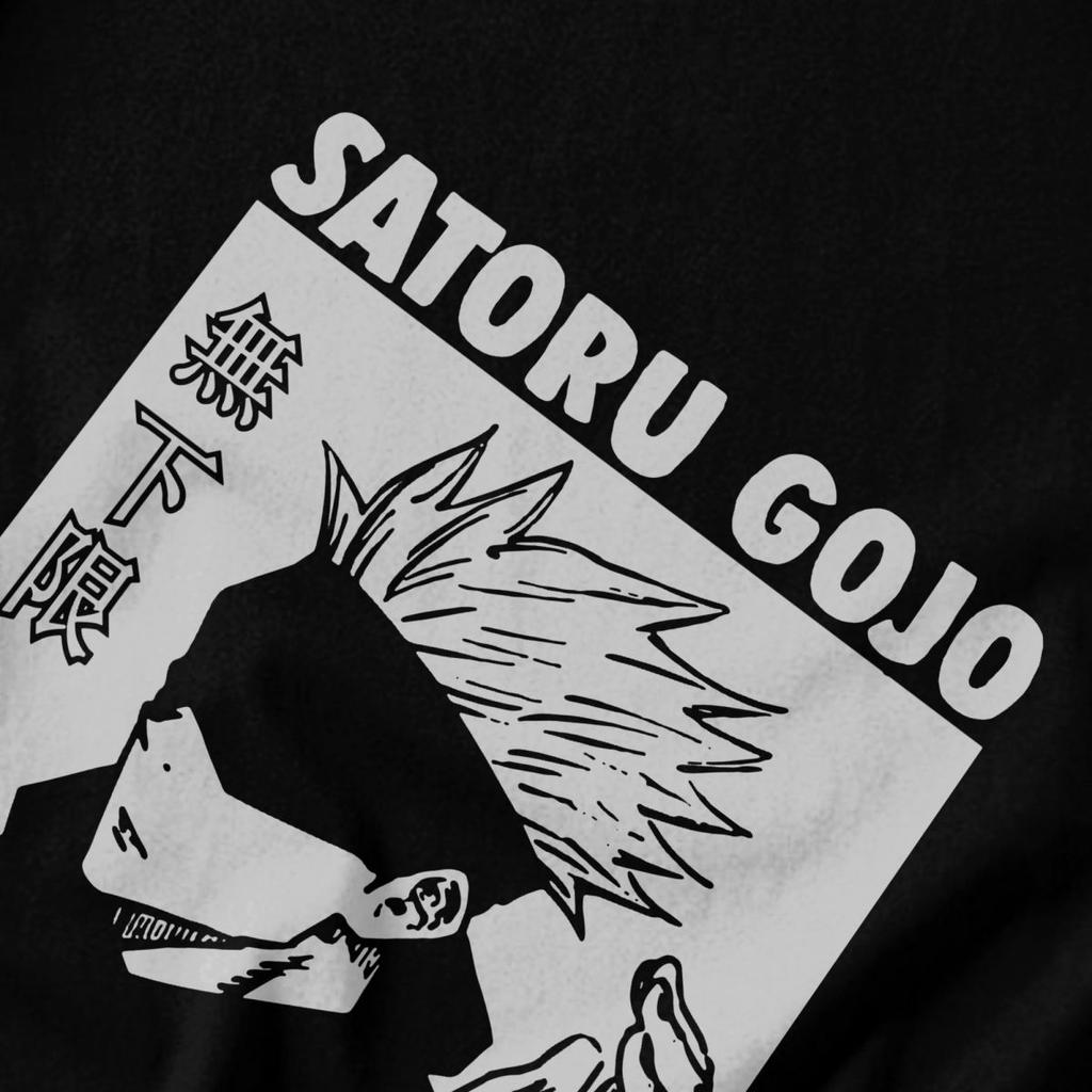 Men T Shirt Satoru Gojo Anime Jujutsu Kaisen Summer Y2K Graphic Quality Unisex Clothing T Shirts