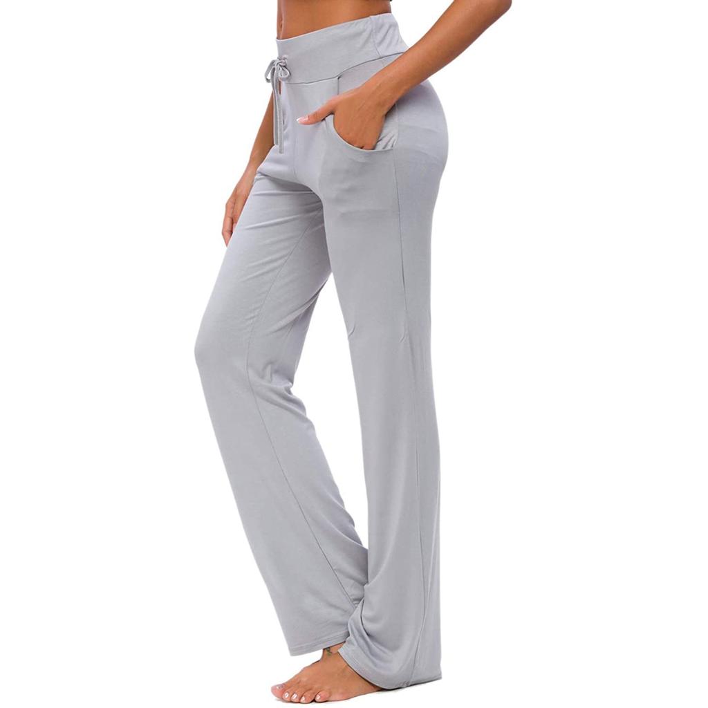 Buy Women's Yoga Trousers Pockets Wide 