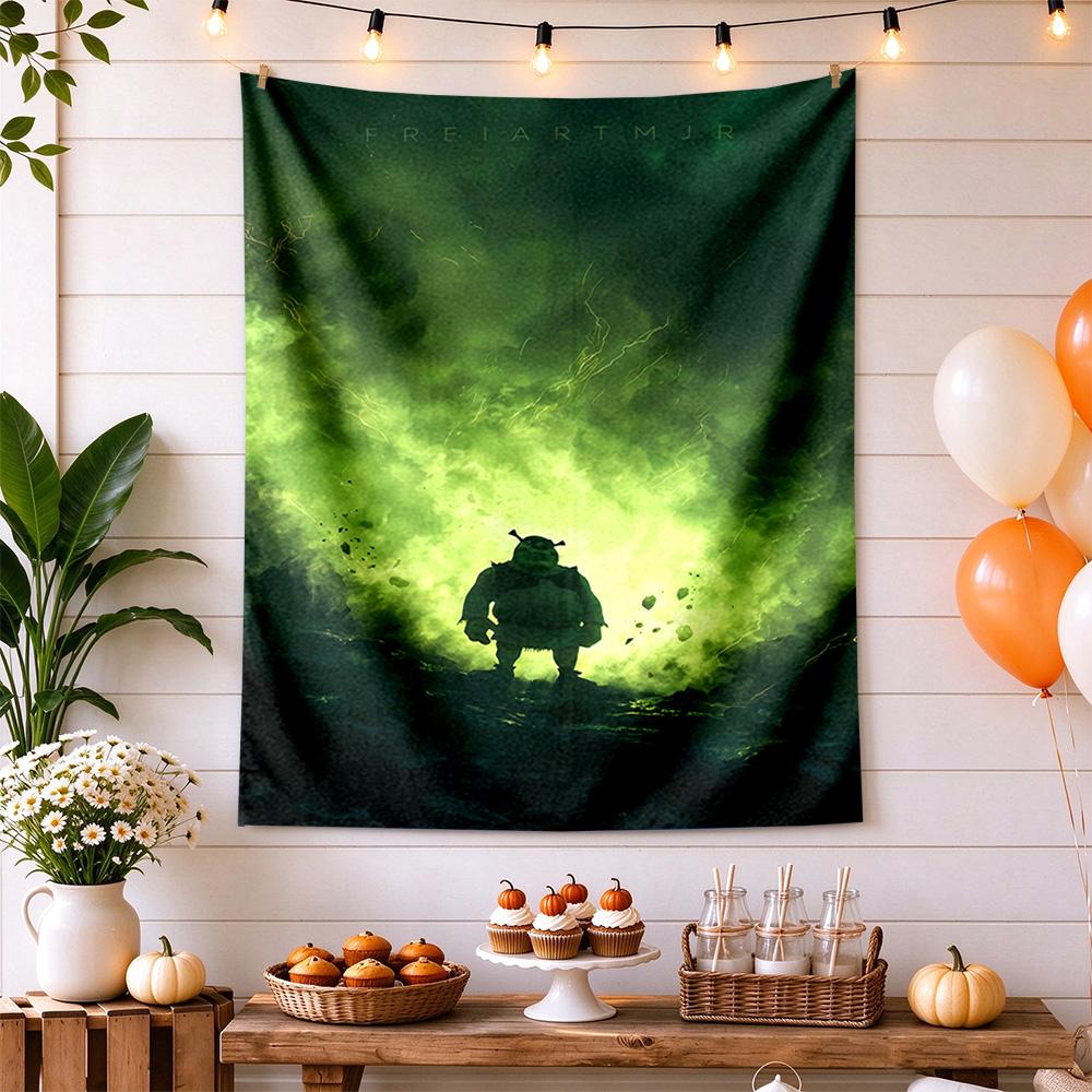 Shrek Vintage Tapestry Rustic Farmhouse Made For Dorm Wall Studio Wall Balcony Four Seasons Vintage Wall Art Perfect Gift For Dorm Roommate