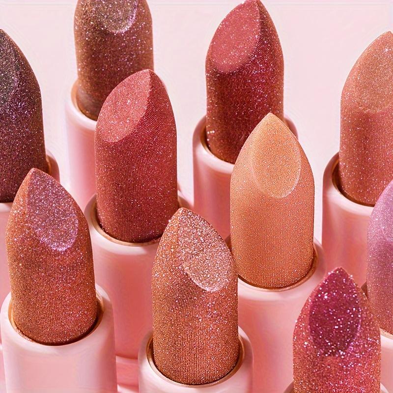 Metalická třpytivá rtěnka Dlouhotrvající voděodolný make-up na rty bez vyblednutí Třpytivý perleťový finiš Ideální pro každodenní i sváteční pohledy na hudební festival