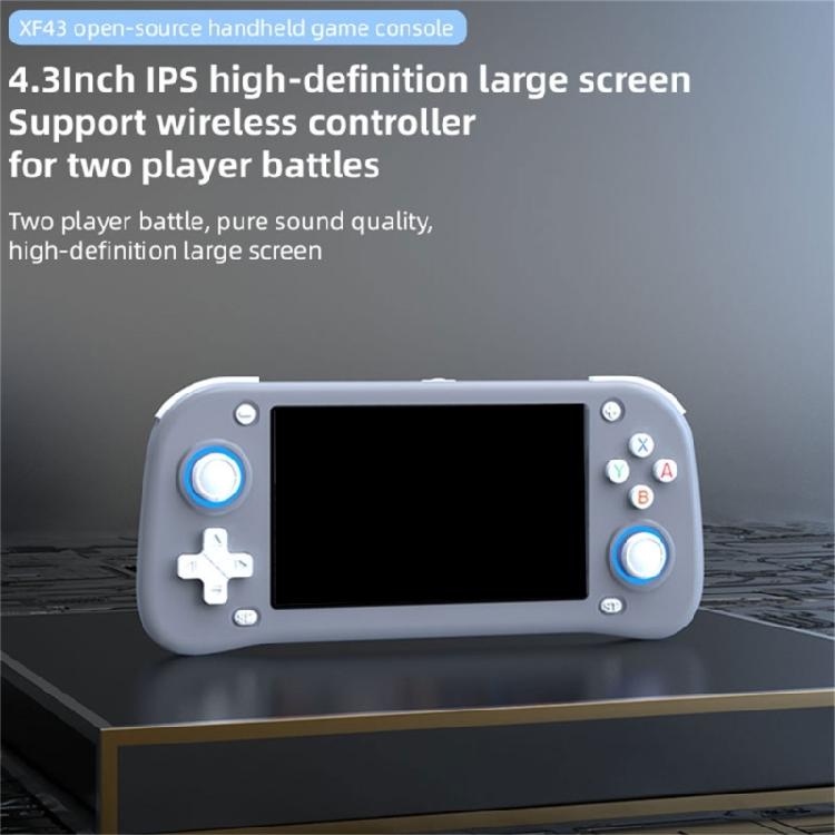 4.3inch Handheld Retro Game Console 64G/128G Expandable Memory Lightweight Portable 3000mAh Preloaded Classical Game