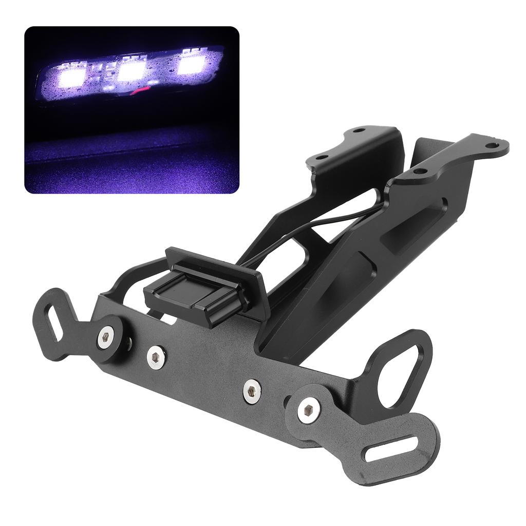 Fender Eliminating License Plate Holder W LED Lamp Fit for YAMAHA MT‑07 Tracer MT FZ‑09 MT FZ‑10 14‑20