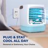 New Portable Evaporative Air Cooler - USB-Rechargeable Mini Swamp Cooler with Humidifier for Indoor and Outdoor Use