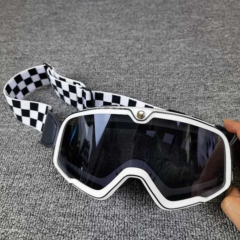 Motorcycle personalized glasses ski goggles men and women retro off-road riding locomotive windproof sand helmet goggles