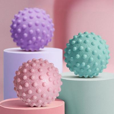 TPE Massage Yoga Ball  Medical Exercise Peanut Fascia Roller Back Foot  Relax Muscles  Shoulder Neck Solid  Gym