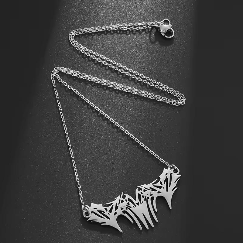 New Accessories Stainless Steel Necklace English Letters Non Fading Pendant Jewelry Street Men and Women