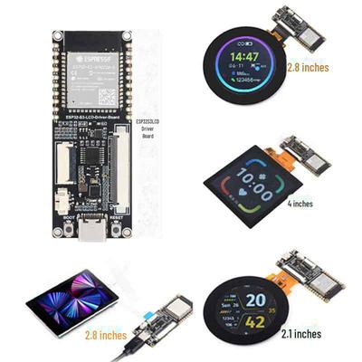 ESP32-S3 Treiberplatine für 2,1/2,8/4 Zoll RGB-LCD-Touch-Displays