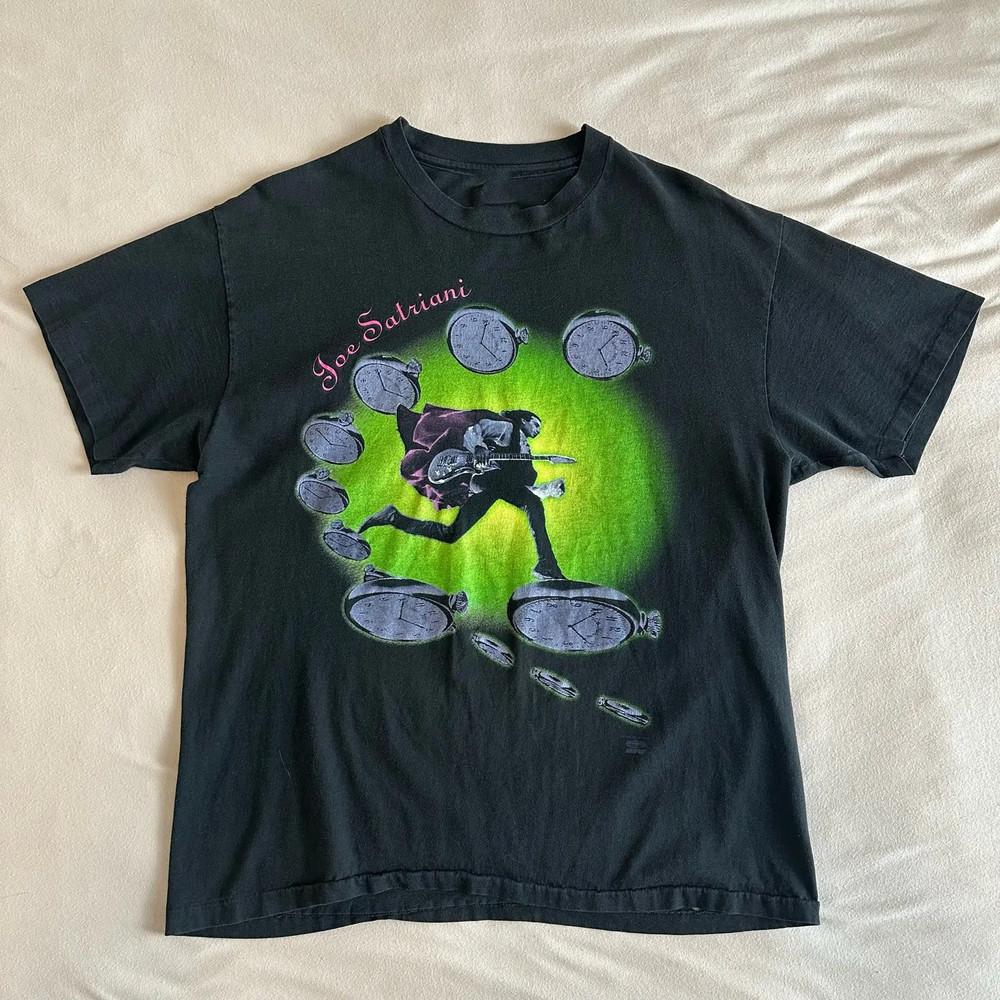 

Винтажная футболка Joe Satriani Time Machine Tour Унисекс Концертный S до 5XL El319 XL