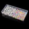 Transparent Fruit Fork Storage Box Organizer Plastic Storage Case Adjustable Container For Kids Fruit Fork Organizer Display Box