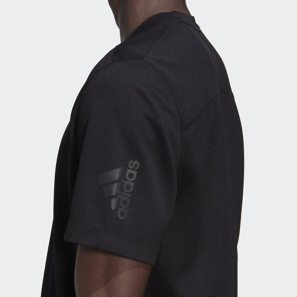 adidas Crew Neck Pullover Solid Color Short Sleeve T-Shirt Men Tops Black HD3577