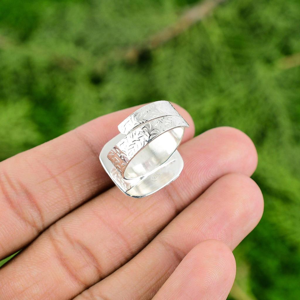 Thanks Giving Day Deal Moonstone Stone Stackable Sister Ring 925 Sterling Silver