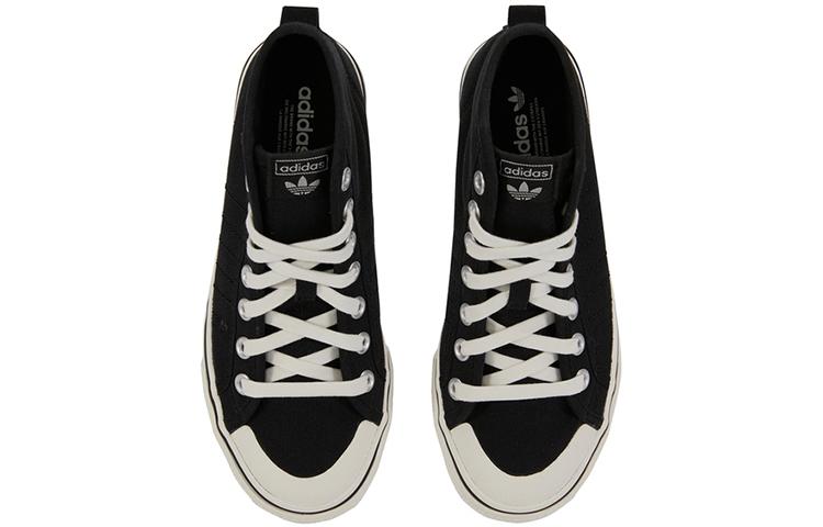 Adidas Nizza Hi 'Black White' Women's GV7121