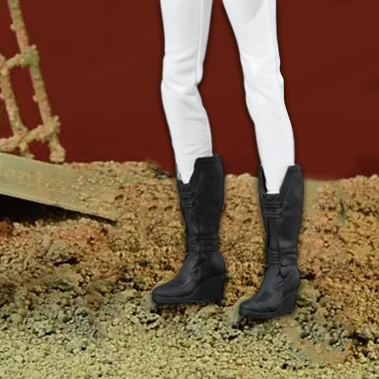 

1/6 чоловічі порожнисті чоботи до середини гомілки, модний косплей, ретро-фігурний костюм для 12-дюймових бойовиків Women Boots