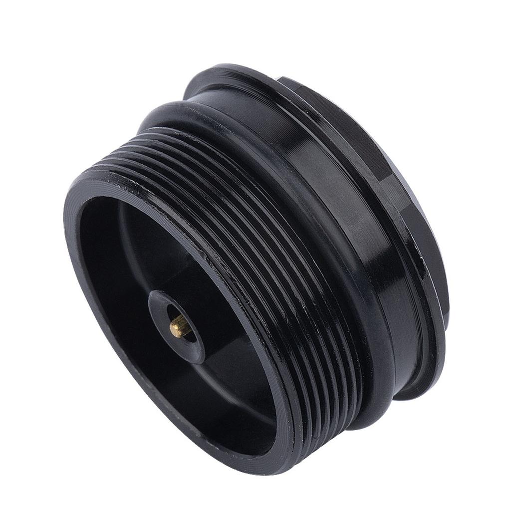 front fork valve nut made of aluminum alloy (approx. 17g), suitable for 34mm inner tube forks, with replaceable valve + , suitab