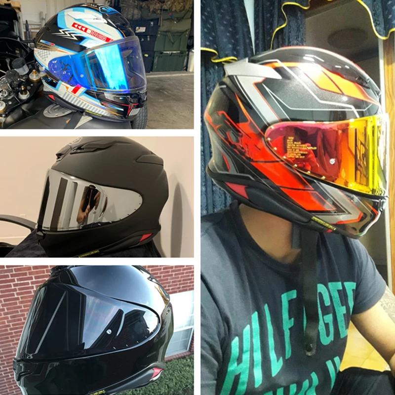 Motorcycle Helmet Visor for SHOEI RF1400 NXR2 CWR-F2 Z8 Casco Moto Shield Sunscreen Windshield Motorcycle Helmet Accessories