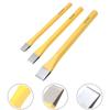 Chrome Vanadium Steel Chisel Flat Chisel 3pcs Set Center Punch Chisels Set Hand Tools Rustless Wood Carving Chisels