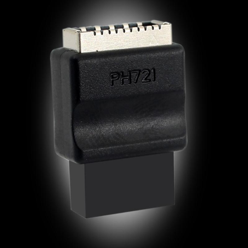 Internal USB 2.0 9Pin To TypeE Converter Adapter Header Enhances Motherboard Compatibility