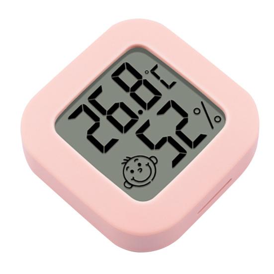 Feuchtigkeitsmesser Funk-Luftkomfort-Anzeige Kunststoff Elektronisch Niedrigenergie Mini-Thermometer für Innenräume