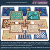 Brangdy Chinese Style 22-in-1 Wooden Educational Board Game Set
