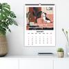 1 st Tecknad hundkalender - Tema husdjurshund, 12 olika designs, väggkalender, födelsedag, jul, nyårsgåva